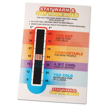 Large Temperature Gauge Cards | Personalised Temperature Gauges | Low ...