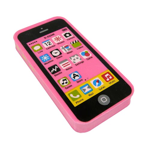 Mini Phone Erasers Printed Rubbers Personalised Stationary