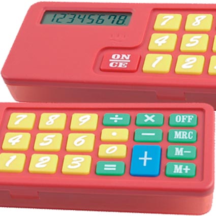 				Personalised Pencil Case Calculator. Great 2 in 1 product! Promotional pencil/pen case with easy to use calculator. Ideal for schools and colleges everywhere.												