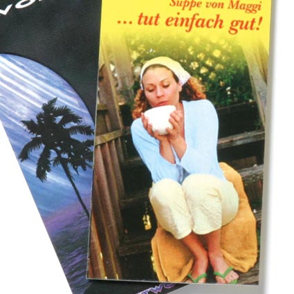 				Promotional Magnetic Bookmark, a simple but effective, ideal for mailings. Never lose your page again! Laminated card construction, hinged along the top edge. Kept in place around the page using a neat, non-slip magnetic closure. Great for all kinds of promotions. Perfect for schools & offices everywhere.																				