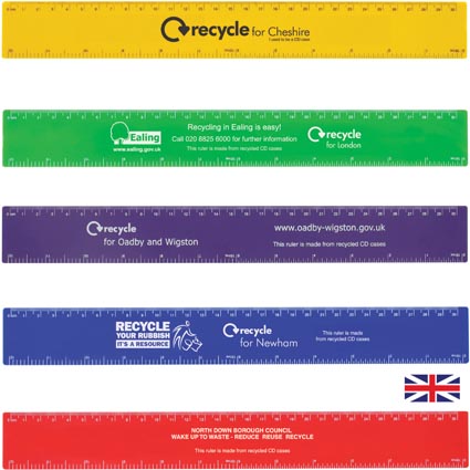 30 cm template ruler actual