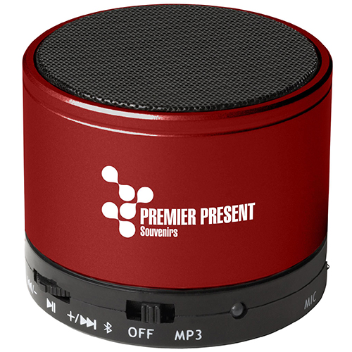 Round Metal Bluetooth Speakers Personalised Portable Speakers Fast