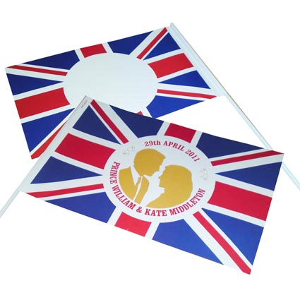 royal wedding bunting flags. Royal Wedding Hand Flags