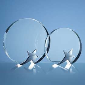 Optical Crystal Circle Star Awards