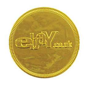 38mm Embossed Chocolate Coins