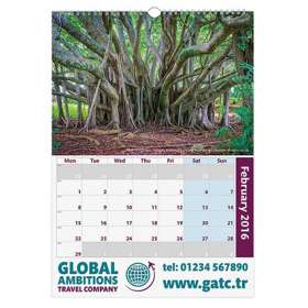 A3 Traditional Wall Calendars