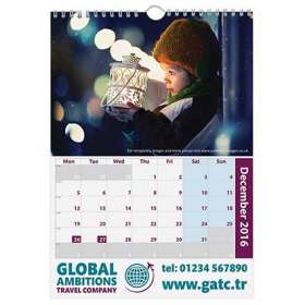 A4 Traditional Wall Calendars