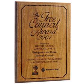 A5 Hardwood Plaques