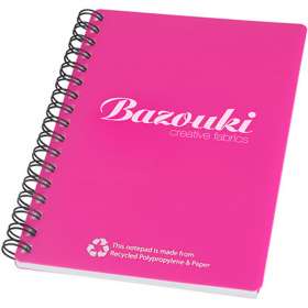 A6 Recycled Polypropylene Notepad