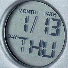 Calendar Desk Alarm Clock - extra picture