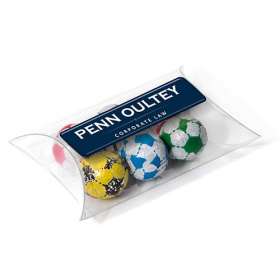 Chocolate Football Pouches