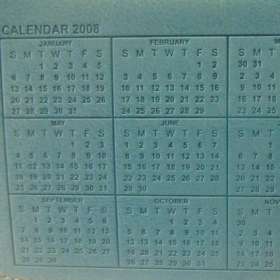 Belluno Desk Easel Calendar - extra picture