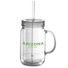 Double Walled Plastic Drinking Jars