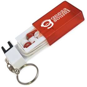 Earbud Phone Stand Keyrings