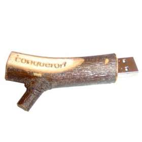 Eco Friendly Twig USB Drive Real Wood  - extra picture
