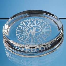 Engraved Round Paperweights
