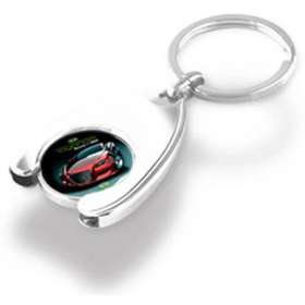 Express Wishbone Trolley Coin Keychains
