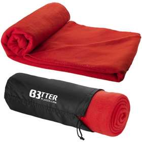 Product Image of Fleece Blanket with Pouch