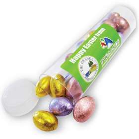 Foil Chocolate Egg Tubes