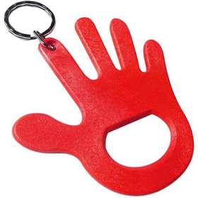 Hand Bottle Opener Keyrings