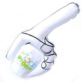 Inflatable Pointing Fingers
