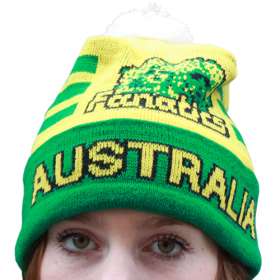 Jacquard Knitted Bobble Hats