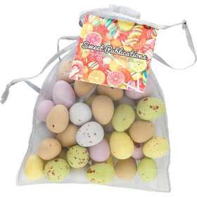 Large Organza Bags with Mini Eggs