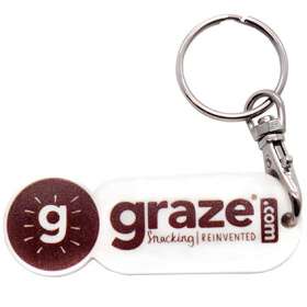 Oblong Trolley Token Stick Keyrings