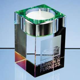 Optical Crystal Tealight Holders