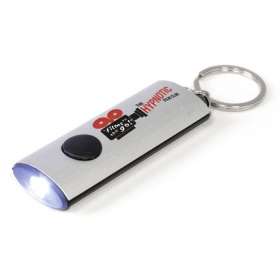 Product Image of Oval Metallic LED Keyring Torches