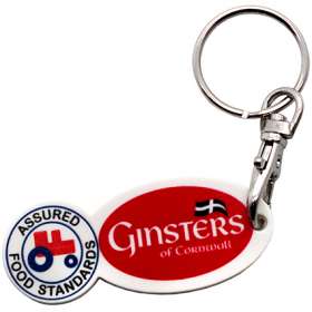 Product Image of Oval Trolley Token Stick Keyrings