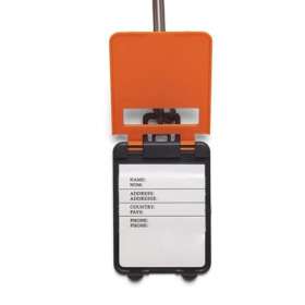 Value Plastic Luggage Tags - extra picture