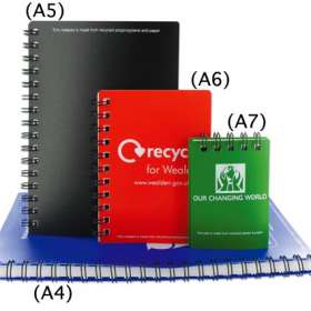 A7 Recycled Polypropylene Notepad - extra picture