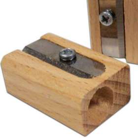 Single Sustainable Wood Pencil Sharpener