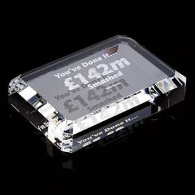 Rectangle Crystal Paperweights