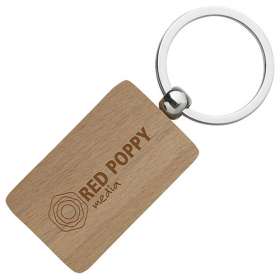 Product Image of Rectangular Wooden Keyrings