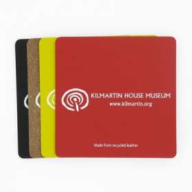 Recycled Leather Coasters - extra picture