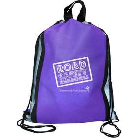 Product Image of Reflective Stripe Drawstring Bags