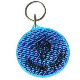 Round Reflector Keyrings
