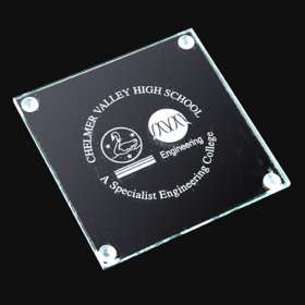 Square Flat Glass Coasters