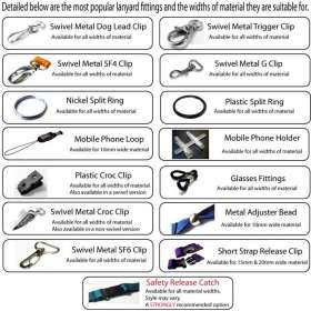 20mm Flat Polyester Lanyards - extra picture