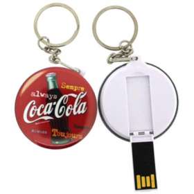 USB Button Flashdrive Keyrings