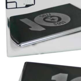 USB Mirror Metal Credit Card Flashdrives - extra picture