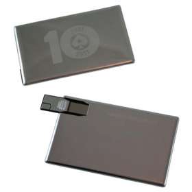USB Mirror Metal Credit Card Flashdrives - extra picture