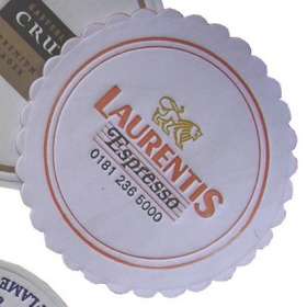 Wax Backed Tissue coasters - extra picture