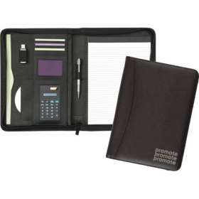 Chiddingstone A4 Zipped Calculator Folder