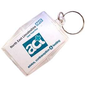 Acrylic Condom Keyrings