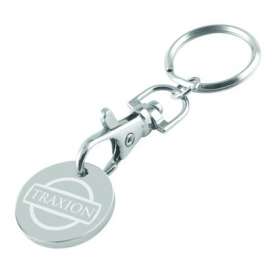 Engraved Trolley Coin Keyrings