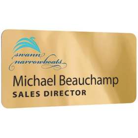 Metal Staff Name Badges
