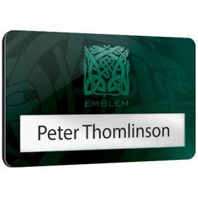 Product Image of Metal Window Staff Name Badges